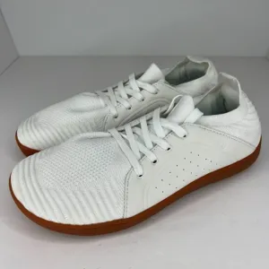 Mens White Cross Trainer Mesh Gum Sole Lace Up Size 43 Comfort Sneakers