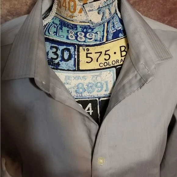 Mens Michael Kors longsleeve button up dress shirt