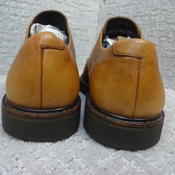 Mephisto Mens Size 10.5 US Brown Leather Lace Up Oxford Slip Resistant Shoes