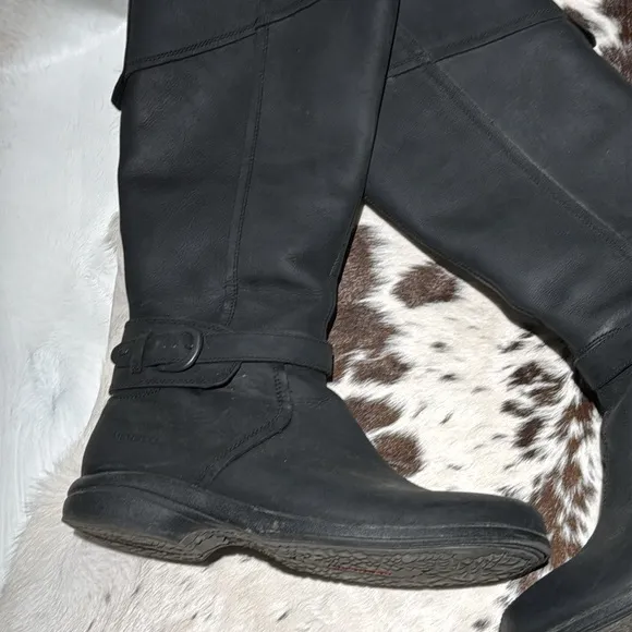 Merrell Captiva- Buckle Top- Waterproof Tall Leather Boot Size 11 A15