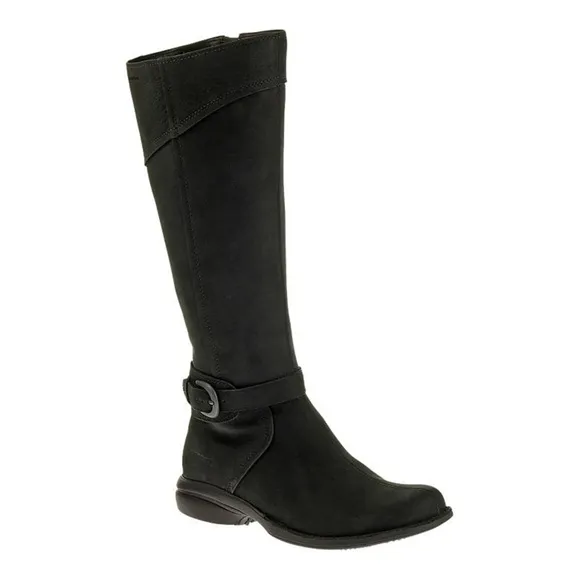 Merrell Captiva- Buckle Top- Waterproof Tall Leather Boot Size 11 A15