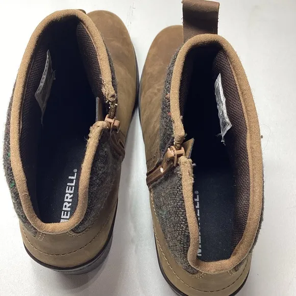 Merrell Chateau Mid Pull Waterproof Boots Size 8.5