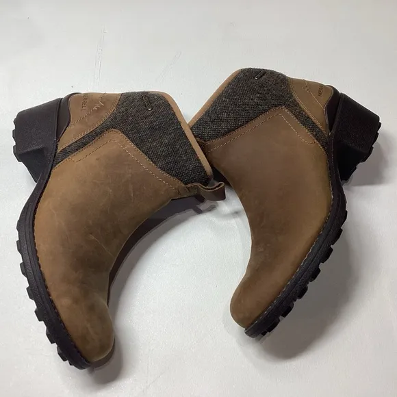 Merrell Chateau Mid Pull Waterproof Boots Size 8.5