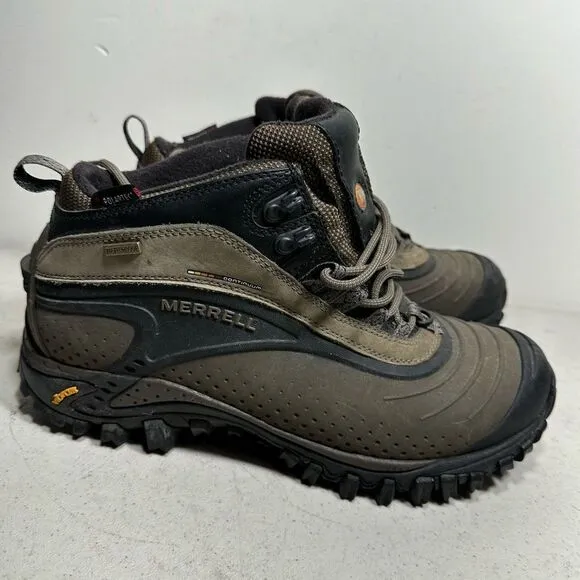 Merrell Continum Vibraum Snowmotion 6 Sz 9 Black 200 Gram Men Boots Waterproof