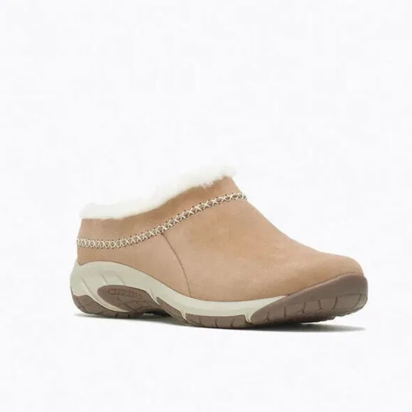Merrell Encore Ice 4 J004618 Clog Women's 9.5 Beige Slip-On Casual Shoes EEE3385