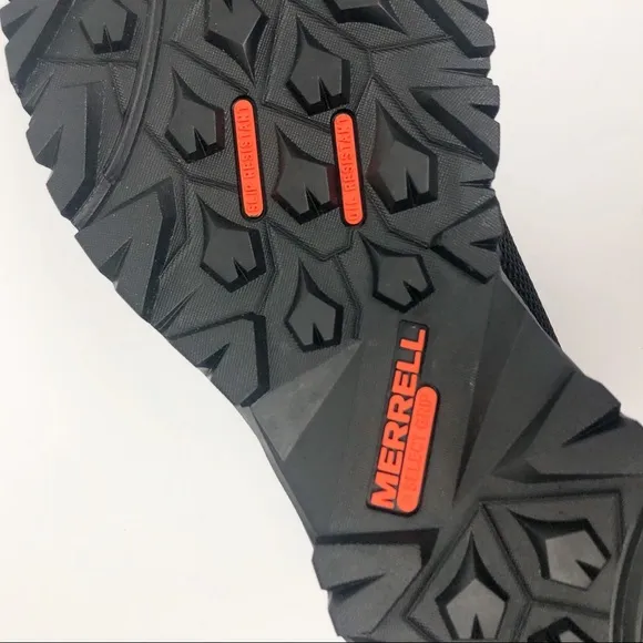 Merrell Fullbench 2 Steel Toe Black Work Shoes 9.5‎