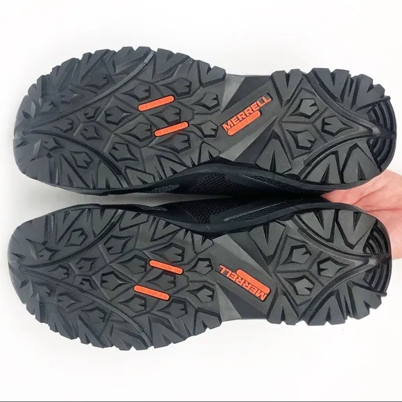 Merrell Fullbench 2 Steel Toe Black Work Shoes 9.5‎