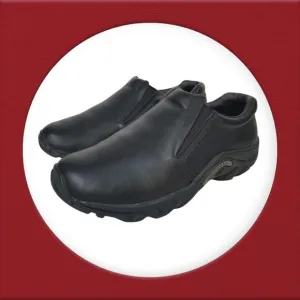 Merrell Jungle Moc Pro Grip Black Slip Resistant Work Shoes Men's‎ Size 8