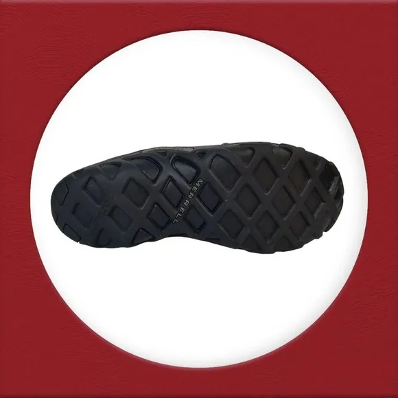 Merrell Jungle Moc Pro Grip Black Slip Resistant Work Shoes Men's‎ Size 8