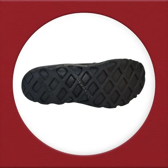 Merrell Jungle Moc Pro Grip Black Slip Resistant Work Shoes Men's‎ Size 8