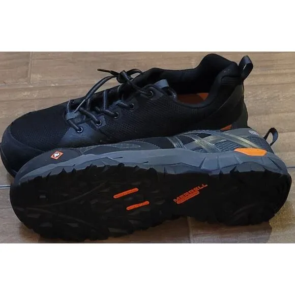 Merrell Mens Size 11.5 Fullbench 2 SD Steel Toe Safely Work Shoes J17745 Black