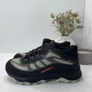 Merrell Moab Speed Mid Black Sneaker Boots Waterproof Black MK265424 Juniors 7M