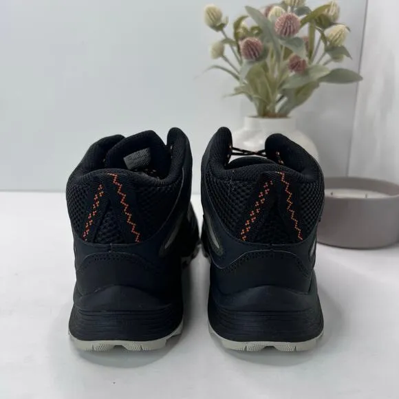 Merrell Moab Speed Mid Black Sneaker Boots Waterproof Black MK265424 Juniors 7M