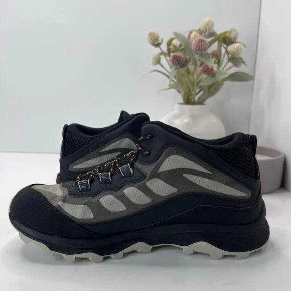 Merrell Moab Speed Mid Black Sneaker Boots Waterproof Black MK265424 Juniors 7M