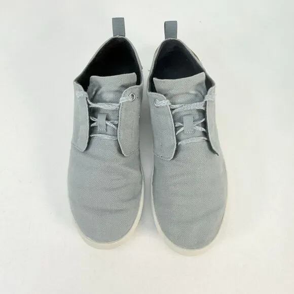 Merrell Shoes Womens 8.5 Bluish Green Canvas Gridway Slip Resistant Sneakers