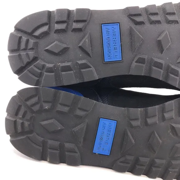 Merrell Solo Hybrid Black Suede Hiking Athletic Shoes 14