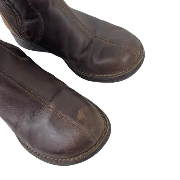 Merrell Travvy Leather Brown Tall Waterproof Snow Boots Women's Size 6