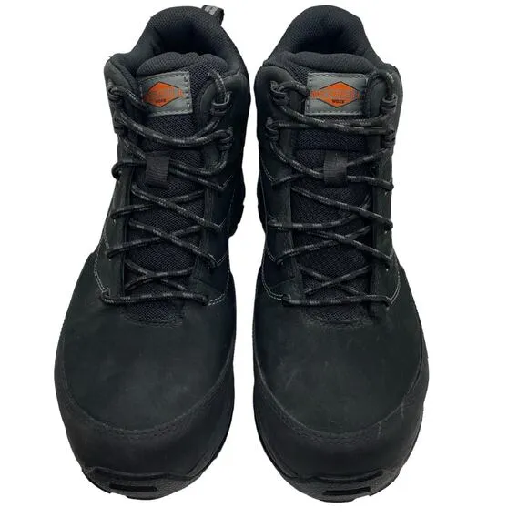 Merrell Women’s Siren Waterproof Mid Work Boots Black Alloy Toe J099402 sz 10.5