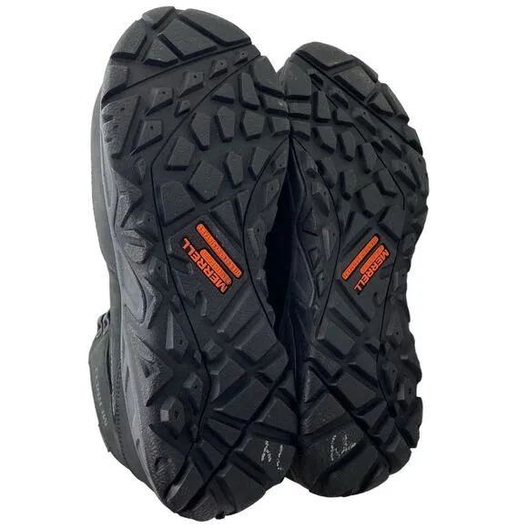Merrell Women’s Siren Waterproof Mid Work Boots Black Alloy Toe J099402 sz 10.5