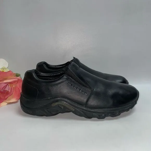 Merrell Jungle Moc Leather 2 Men's Black Slip-On Shoes