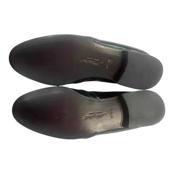 Mezlan Men's Black Patent Leather Mirage Loafer Mens Tux Shoes 10.5 M