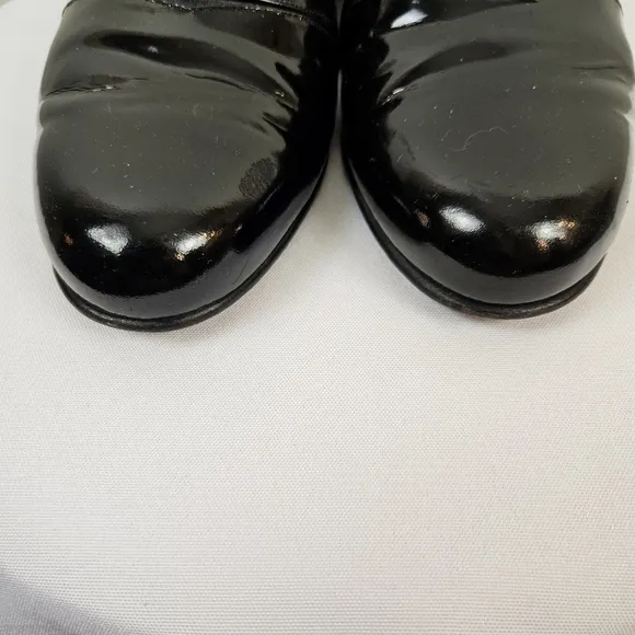 MEZLAN Mirage Men's Tuxedo Dress Shoes Size 10W Patent Leather Black