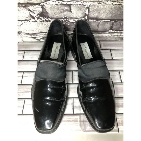 Mezlan Orchestra Black Patent Leather Tuxedo Dress Shoes Men’s Sz 10.5M US/44EU