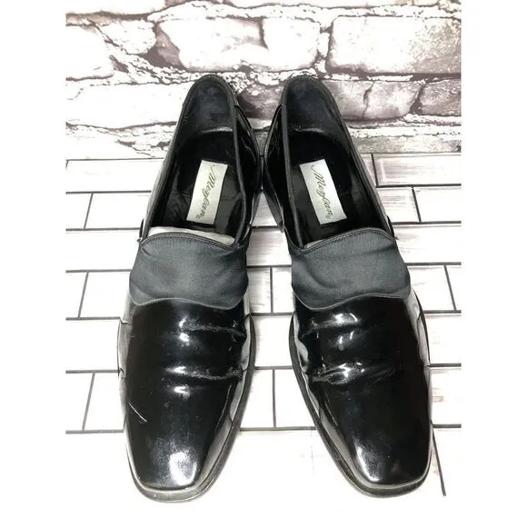Mezlan Orchestra Black Patent Leather Tuxedo Dress Shoes Men’s Sz 10.5M US/44EU