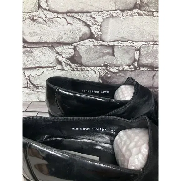 Mezlan Orchestra Black Patent Leather Tuxedo Dress Shoes Men’s Sz 10.5M US/44EU