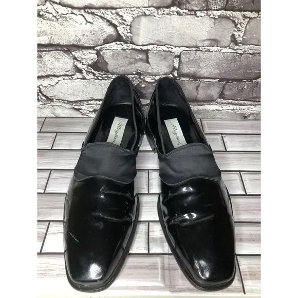 Mezlan Orchestra Black Patent Leather Tuxedo Dress Shoes Men’s Sz 10.5M US/44EU
