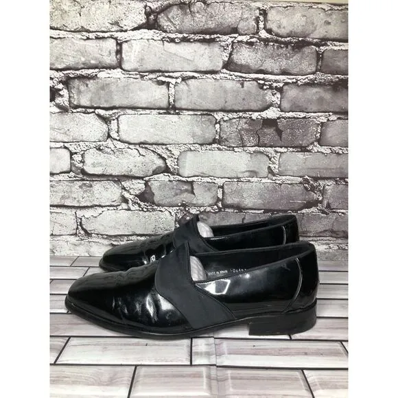 Mezlan Orchestra Black Patent Leather Tuxedo Dress Shoes Men’s Sz 10.5M US/44EU