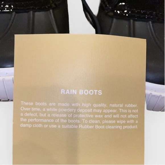 Michael Kors Hyde Lace‎ Up Rain Shoes Size 6