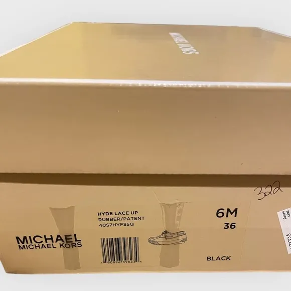 Michael Kors Hyde Lace‎ Up Rain Shoes Size 6