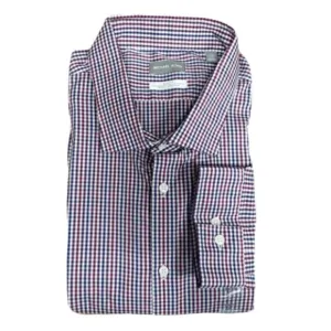 Michael Kors Men’s Slim-Fit Stretch Plaid Dress Shirt