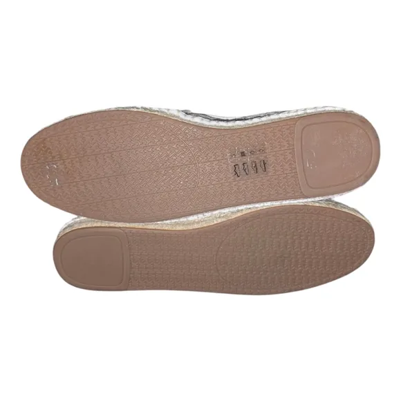 Michael Kors Women's Cream Logo Espidrille Slip-On Shoes Size 10 New