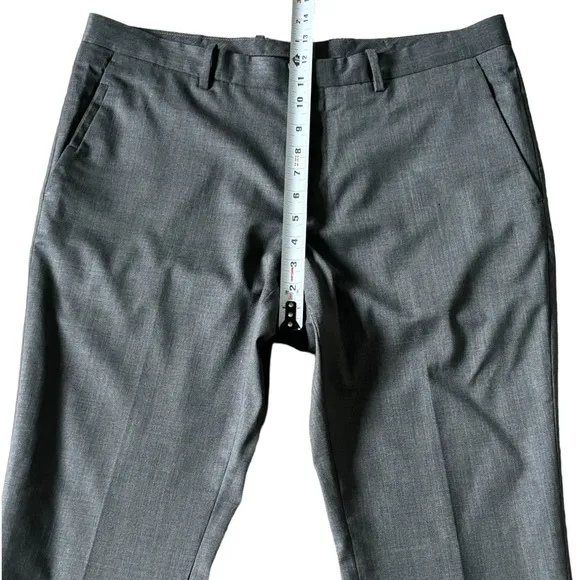 MICHAEL KORS WOOL BLEND SLIM FIT DRESS PANTS 34