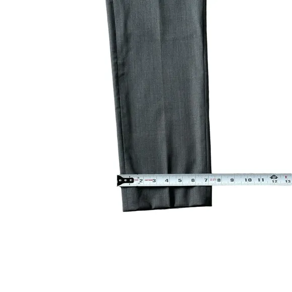 MICHAEL KORS WOOL BLEND SLIM FIT DRESS PANTS 34