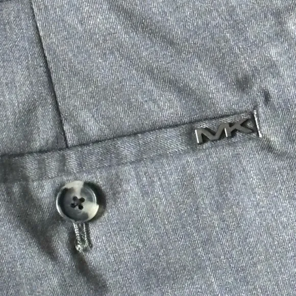 MICHAEL KORS WOOL BLEND SLIM FIT DRESS PANTS 34