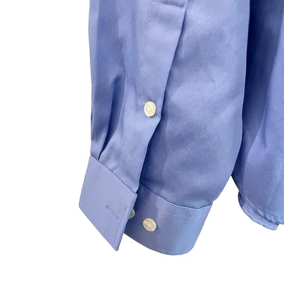 MICHAEL Michael Kors Slim Fit Non Iron Long Sleeve Dress Shirt Corn Flower Blue
