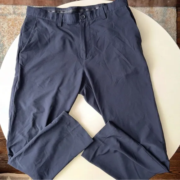 Ministry Of Supply Aero Moisture Wicking Dress Pant Slim Straight Fit 32x32 Navy