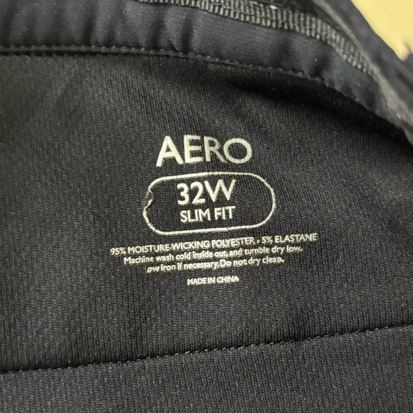 Ministry Of Supply Aero Moisture Wicking Dress Pant Slim Straight Fit 32x32 Navy