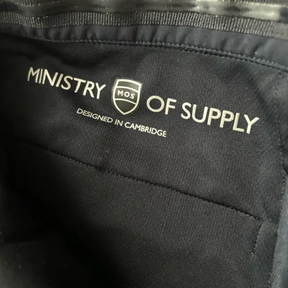 Ministry Of Supply Aero Moisture Wicking Dress Pant Slim Straight Fit 32x32 Navy