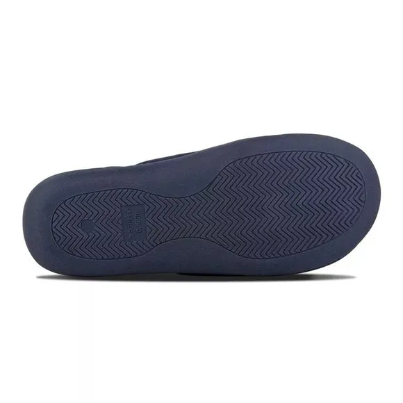 Mio Marino Men's Cuddles Memory Foam House Slippers Blue Size 7-8