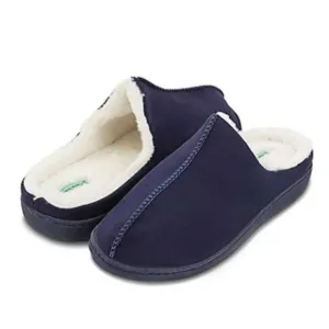 Mio Marino Men's Cuddles Memory Foam House Slippers Blue Size 7-8