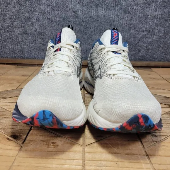 Mizuno WAVE RIDER 26 J1GD226321 Women's 9.5 Running Shoes Off White Multicolor