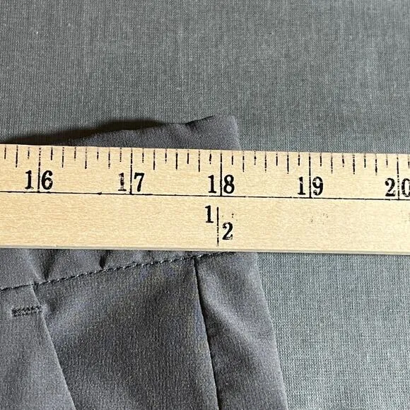 Mizzen Main Helmsman Dress Pants Mens Size 36X34 Gray Slim Fit Performance Golf