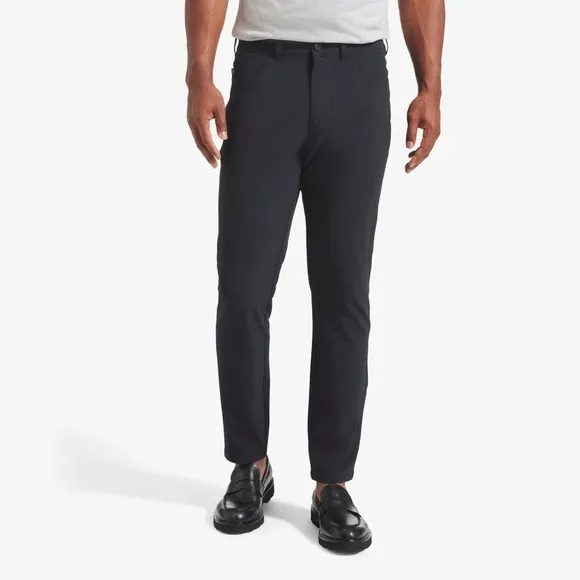 Mizzen   Main Men’s Dark Grey Performance Trouser Dress Pants Size 34 NWT