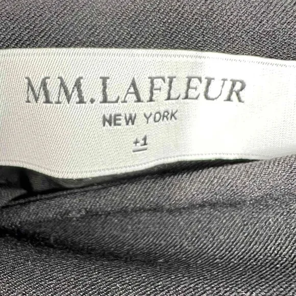 MM LaFleur Pencil Skirt Black Professional Classic Office Knee Length 1X