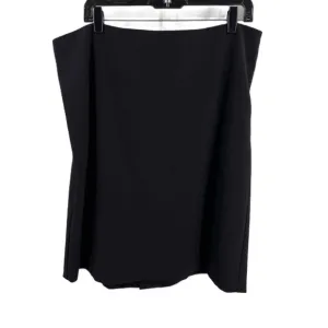 MM LaFleur Pencil Skirt Black Professional Classic Office Knee Length 1X