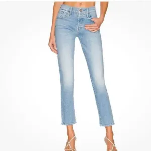 MOTHER &quot;The Stinger Flood&quot; Light Wash Mid Rise Straight Leg Size 27